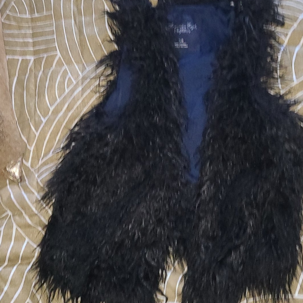 Faux fur vest